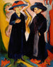 Two Women - Ernst Ludwig Kirchner — artwork view
