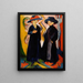 Two Women - Ernst Ludwig Kirchner — framed artwork on a wall