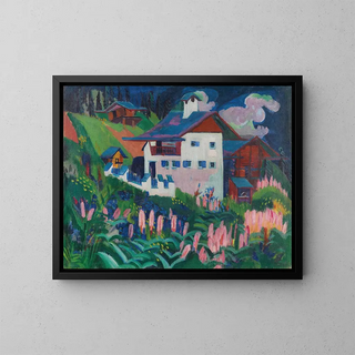 Our House - Ernst Ludwig Kirchner — framed artwork on a wall