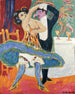 Theatre of Vaudeville English Dancing Couple - Ernst Ludwig Kirchner — artwork view