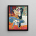 Theatre of Vaudeville English Dancing Couple - Ernst Ludwig Kirchner — framed artwork on a wall