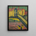 View from the Window - Ernst Ludwig Kirchner — framed artwork on a wall