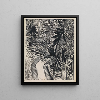 Voksthus Iéna - Ernst Ludwig Kirchner — framed artwork on a wall
