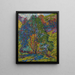 Waldstück - Ernst Ludwig Kirchner — framed artwork on a wall