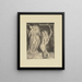 Dance Group Wigman - Ernst Ludwig Kirchner — framed artwork on a wall
