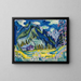 Wild Terrain Painting - Ernst Ludwig Kirchner — framed artwork on a wall