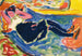 Femme aux bas noirs La Grande Grete - Ernst Ludwig Kirchner — artwork view