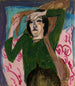 Woman in Green Jacket - Ernst Ludwig Kirchner — artwork view