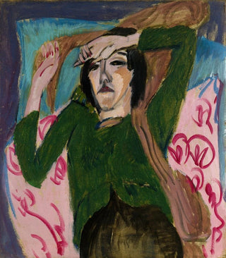 Woman in Green Jacket - Ernst Ludwig Kirchner — artwork view