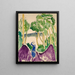Woman in the dunes of Fehmarn - Ernst Ludwig Kirchner — framed artwork on a wall