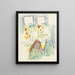 Deux filles aux toilettes - Ernst Ludwig Kirchner — framed artwork on a wall
