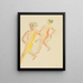 Two Dancers - Ernst Ludwig Kirchner — framed artwork on a wall