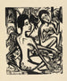 Deux femmes nues dans la forêt - Ernst Ludwig Kirchner — artwork view
