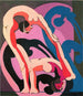 Two acrobats - Ernst Ludwig Kirchner — artwork view