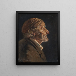 A Neapolitan Fisherman - Ernst Meyer — framed artwork on a wall