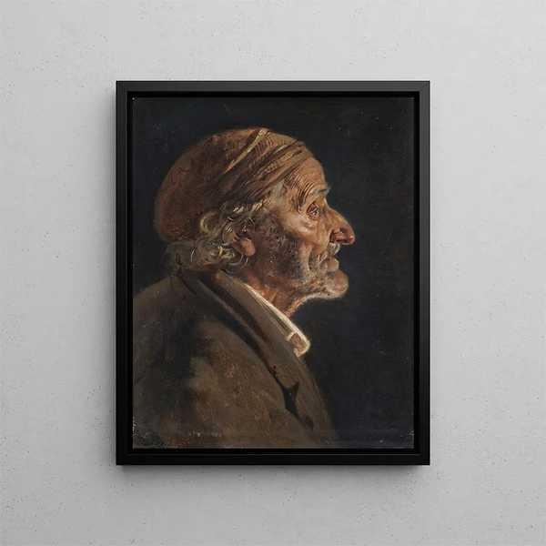 A Neapolitan Fisherman - Ernst Meyer — framed artwork on a wall