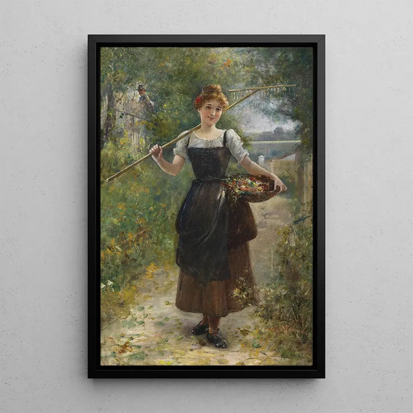 On the way back - Ernst Nowak — framed artwork on a wall