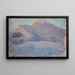 Hills Nude in the Evening Glow - Ernst Schiess — framed artwork on a wall