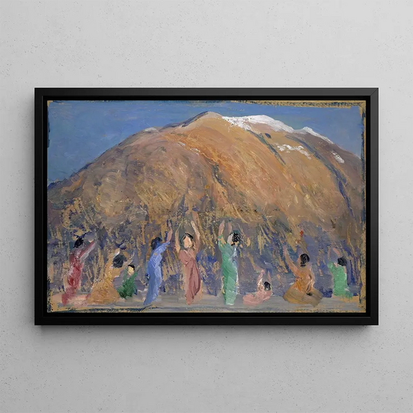 Eurhythmie - Ernst Schiess — framed artwork on a wall