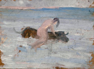 Europe sur le taureau nageant - Ernst Schiess — artwork view