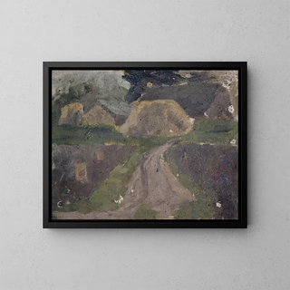 Farm - Ernst Schiess — framed artwork on a wall