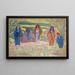 Five Bedouins - Ernst Schiess — framed artwork on a wall