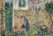 Woman in a Southern Garden - Ernst Schiess — artwork view