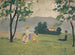 Women and Child in a Meadow - Ernst Schiess — artwork view