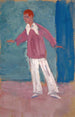 Actor gesticulating - Ernst Schiess — artwork view