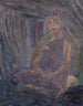 Boy in a Bedouin Tent Sitting Cross-Legged - Ernst Schiess — artwork view