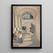 Kasbah between 1916 and 1918 - Ernst Schiess — framed artwork on a wall