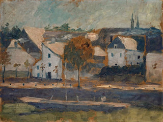 Small town by the canal - Ernst Schiess — artwork view