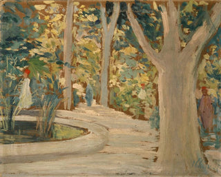 Muslims in the park - Ernst Schiess — artwork view