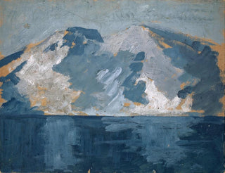 Mountain Coast Painting - Ernst Schiess — artwork view