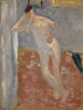 Nude man in the corner of a room - Ernst Schiess — artwork view
