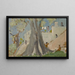 Old Olive Tree - Ernst Schiess — framed artwork on a wall