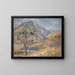 Olive dans les montagnes corses - Ernst Schiess — framed artwork on a wall