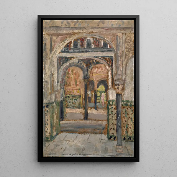 Oriental Room - Ernst Schiess — framed artwork on a wall