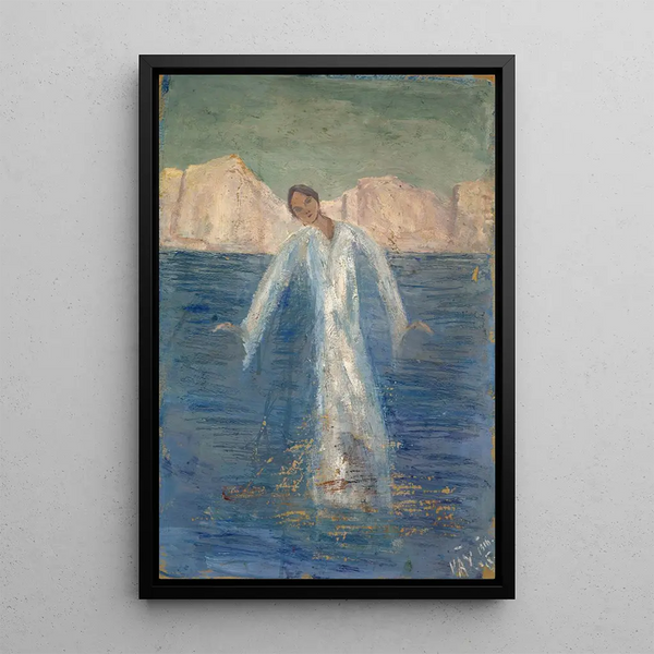 Peace - Ernst Schiess — framed artwork on a wall