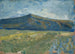 Plain with bare mountain - Ernst Schiess — artwork view