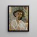 Self-portrait III - Ernst Schiess — framed artwork on a wall