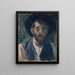 Self-portrait II - Ernst Schiess — framed artwork on a wall