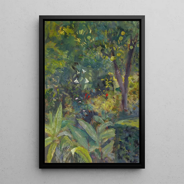 Garden of the South - Ernst Schiess — framed artwork on a wall
