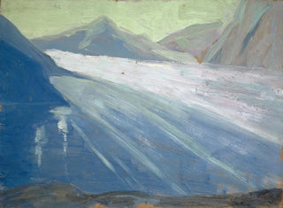 View of the Aletsch Glacier II - Ernst Schiess — artwork view