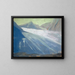 View of the Aletsch Glacier II - Ernst Schiess — framed artwork on a wall