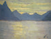 Vue sur le lac de Lugano vers les montagnes de Porlezza - Ernst Schiess — artwork view