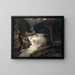 Cascade dans la vallée d'Avers - Ernst Schiess — framed artwork on a wall