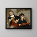 Religious service for children - Ernst Stückelberg — framed artwork on a wall