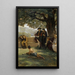Old School and New Life - Ernst Stückelberg — framed artwork on a wall