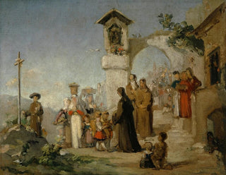Study for the Feast of Saint Mary - Ernst Stückelberg — artwork view